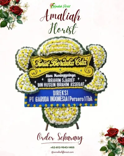 Papan Bunga Duka di Indragiri
